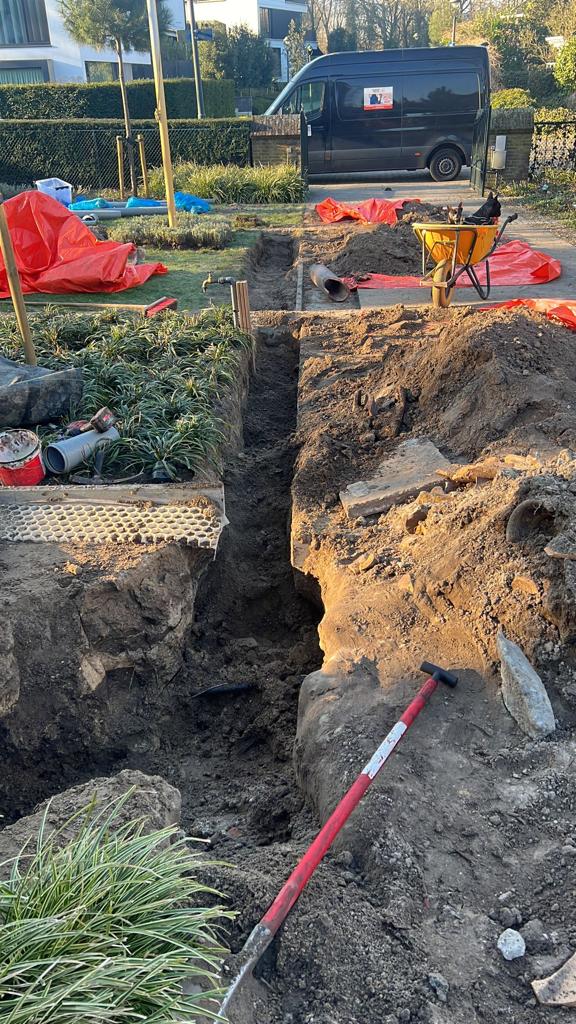 rioleringswerk Oegstgeest